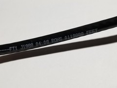 Belden 9116 18awg General Purpose BCCS RG-6/U Coaxial Cable RG6 CATV Black/100ft