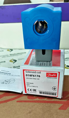 2PCS LOT- Danfoss 018F6176 Solenoid Coil BE230AS, DIN Spade,220 – 230VAC- NEW