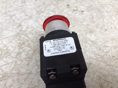 Control Concepts HFVPPM24L Red Illuminated Push Pull Button CBFS (OK)
