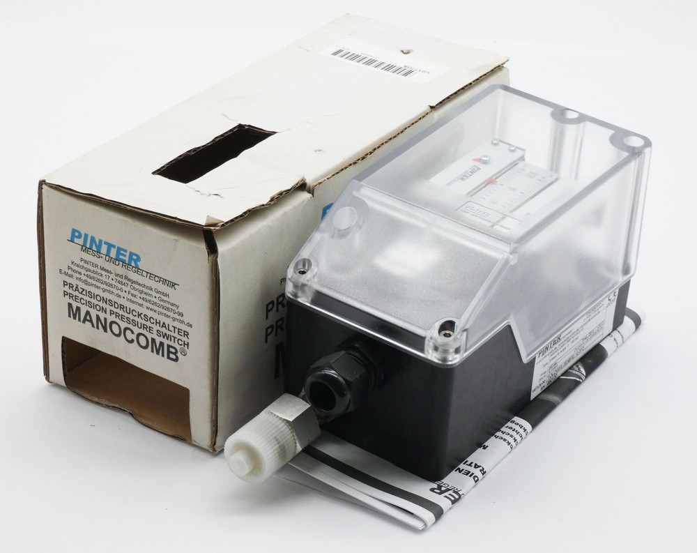 Pinter MANOCOMB-IP65/1K/VA/G1/2 M0102A-032-DAO 0-160 bar -unused/original packaging-