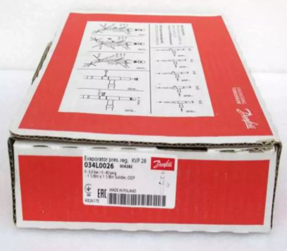 1PC-Danfoss 034L0026 Evaporator pressure regulator, KVP 28, Solder ODF,1 1/8 in