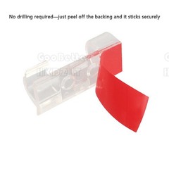 Self Adhesive Cable Clips Stays Wire Tidy Organiser Holder Wiring Clamp Stick On