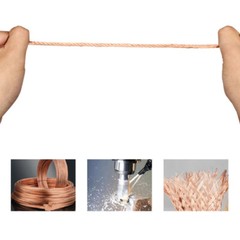 Copper/Tinned Round Braid Cable 1.5mm²-120mm² Bare Copper Braid Wire Ground Lead