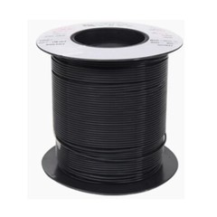 Black PTFE Tube/Tubing Rigid Pipe Pipes 600V Heat Temp 260℃ ID 1-8mm OD 2-12mm