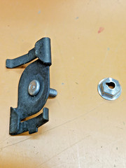 Caddy 4G8 Track Lighting Clip 8/32 x 7/16″ stud w/barrel nut sold as 1 set of 50