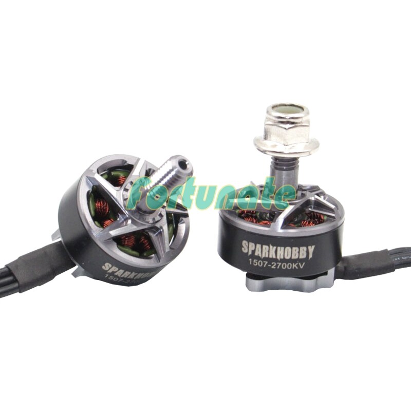 1PC New SPARKHOBBY 1507-3750KV 2700KV Brushless Motor For 3″ RC Crossing UAV