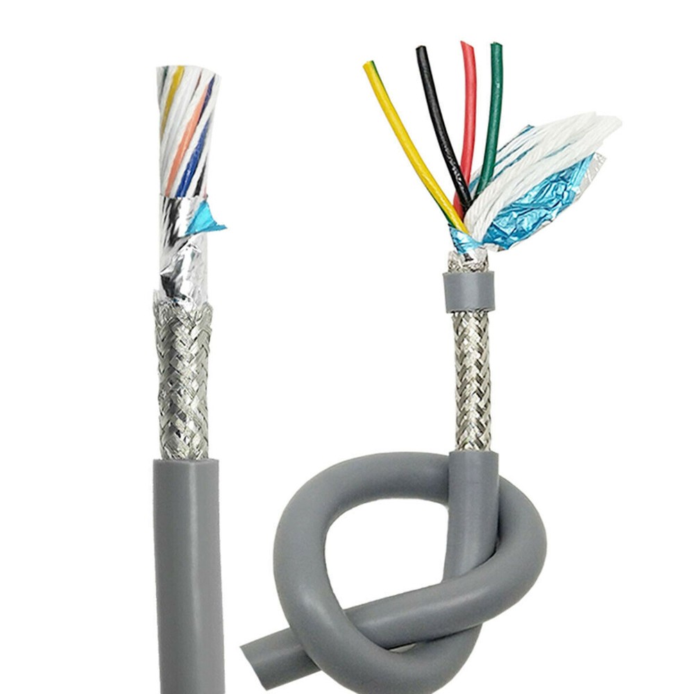 2 3 4 5 6 7 Core Flexible Twisted Cable Signal Wire 0.15mm-2.5mm Double Shielded