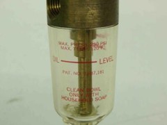 Schrader 5420L Air Line Lubricator, 1/4 Inch NPT