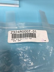 2 Semitool 324R0007-01 Adapter Valve 3/8in x 3/8in Flare TFE, 185370