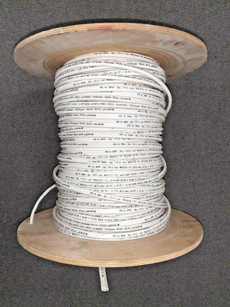 PAIGE COMPOSITE CABLE PLENUM RG59 22/1C, 18/3C, 22/2C APPROX 500 FT.
