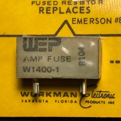 W1400-1 – WORKMAN – AMP FUSE