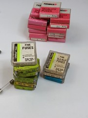 Mixed Lot Glass Fuses Buss Fuses Large Mixed Lot