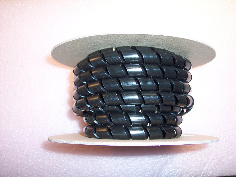 1 ROLL 10ft 1/2″ POLYETHYLENE SPIRAL CUT CABLE WRAP T-1/2UR HELITUBE MM NEWMAN