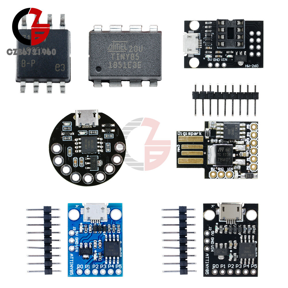 Digispark Kickstarter ATTINY85 Module 20SU/PU LilyPad IC Micro USB Dev Board