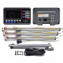 2/3Axis Digital Readout LCD DRO Display Encoders TTL Linear Glass Scale 4”-80”