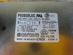 Corcom EMI Filter 10A, 40°C, 120/250V — PE0S0DLXC — New