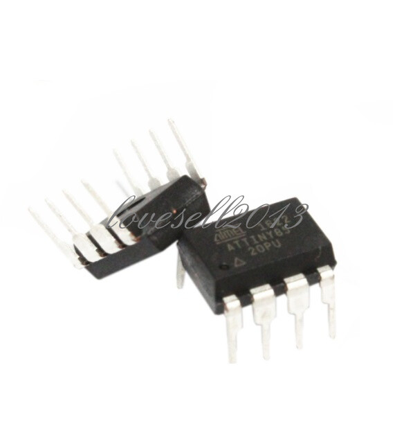 ATTINY85-20PU IC MCU 8BIT 8KB FLASH 8DIP Top