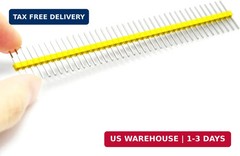 Gikfun 1 x 40 Pin 2.54mm Single Row Breakaway Male Pin Header for Arduino (Pack
