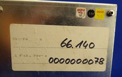 Gossen Konstander CG14 SN 66.140 Arburg SN66.140 3838Y902