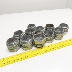Halex 2-1/2″ Rigid IMC EMT Conduit Compression Box Connector Lot Of 11