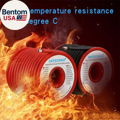 12 Gauge Silicone Wire Spool Red and Black Each 25Ft Flexible 12 AWG Stranded Ti