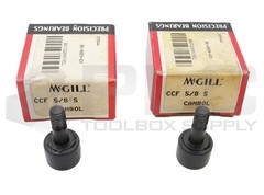 LOT OF 2 NEW MCGILL CCF 5/8 S CAM FOLLOWER 5/8″ *READ*