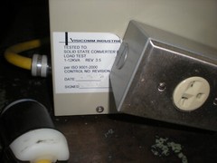 Visicomm Industries Model 3KSS6050/5060 Frequency Inverter – Powers Up as Shown