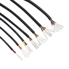 Flexible Multicore Cable 2 Core-10 Core PVC Tinned Copper Power Wire Black White