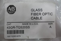 Allen Bradley 43GR-TQS20SS Glass Fiber Optic Cable Ser A