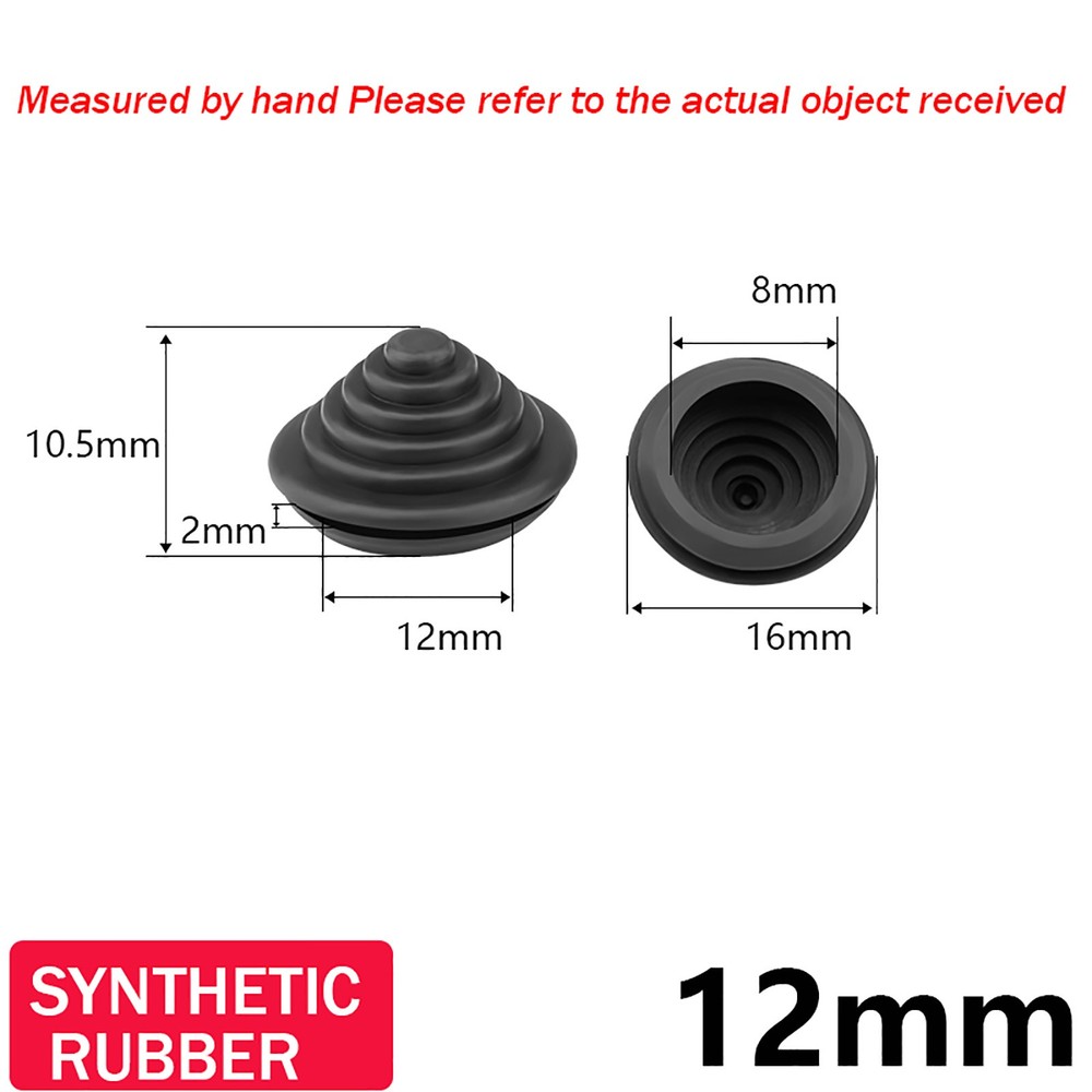 Black Tapered Rubber Wiring Grommets Gaskets Seal 12mm-130mm Guard Cable Special