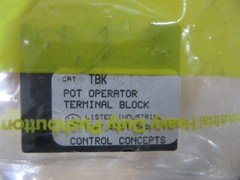 Control Concepts TBK Pot Terminal Block Kit NEW!!! in Factory Sealed Pack