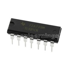 10PCS IC TL084 TL084CN ST OPAMP JFET 3MHZ QUAD 14DIP NEW