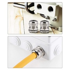 Ip68 Waterproof 304 Stainless Steel Cable Glands Compression Junction M8-M100