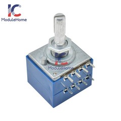100K ALPS Log Audio Amp Volume Control Stereo Potentiometer 6mm Rotary Knob