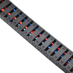 15Mm X 30Mm Plastic Semi Closed CNC Machine Tool Cable Wire Carrier Drag Chain 1