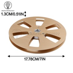 7 Inch Empty Reel 6 Hole Open Reel Sound Tape Reel Opening Machine Part
