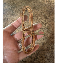 Copper Grounding Wire with Ring Terminal Lug for Electrical Connection