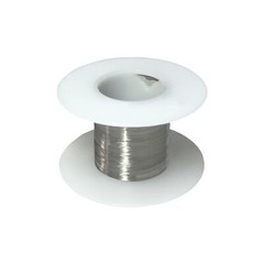 38 AWG Gauge Stainless Steel 316L Wire 25′ Length 0.0040″ Diameter