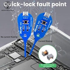 5pcs Type-C XA5 Motherboard Coil Tester Electromagnetic Inductor Detector Tool