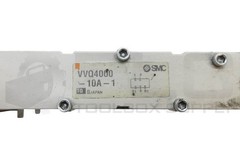 SMC VQ 4000 MANIFOLD VALVE MODULE W/ VVQ4000-10A-1 VALVE COVER