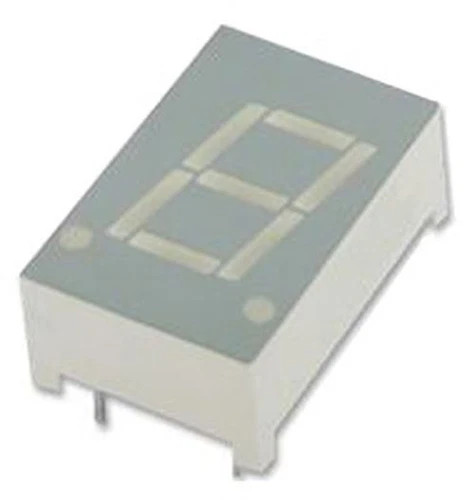Kingbright SC43-11SURKWA 7-Segment LED Display, CC Red 100 mcd RH DP 10.9mm