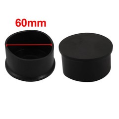 60mm Inner Diameter Chair Leg Floor Protectors Table Feet Tips Covers Caps 12pcs