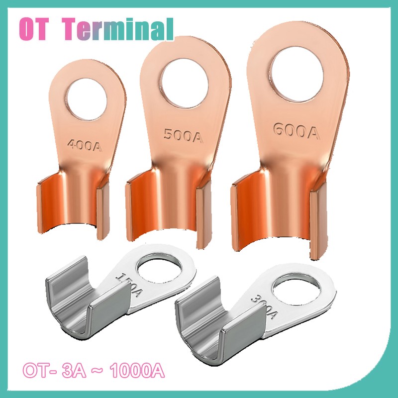 Open-end Terminal Block Pure Copper Tin-Plated Wire Terminal Battery Cable Ends