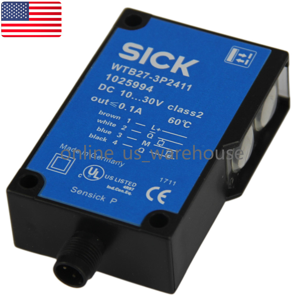 For SICK WTB27-3P2411 1025994 Photoelectric Sensor DC 10-30V- US Stock