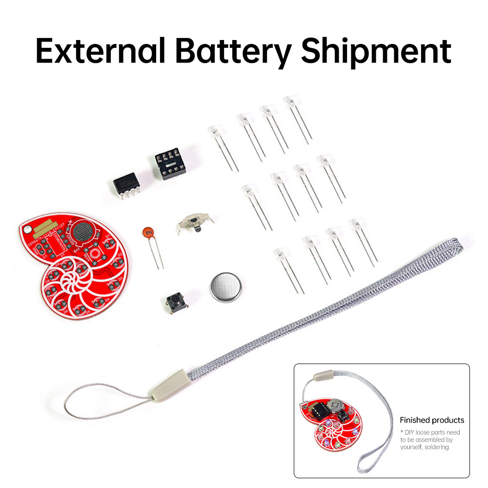 DIY LED Flow Flash Light Production Kit DIY Electronic Soldering Practice Kits