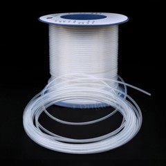 PTFE Tubing Pipe φ0.5mm-φ5mm HIGH TEMP Tube 600V 200℃ Clear Red Black White