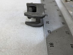 3/8 in Malleable Iron Beam Clamp C-Clamp Threaded Rod Hanger Steel Construction