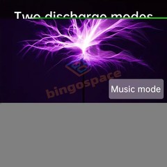 AC110-220V Mini Tesla Coil Bluetooth Music Tesla Coil w/Lightning&Music Modes