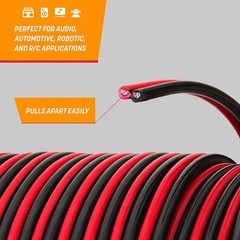 GS Power OFC Pure Copper 10 Gauge Wire 25ft Oxygen Free, Electrical 12v 25 ft