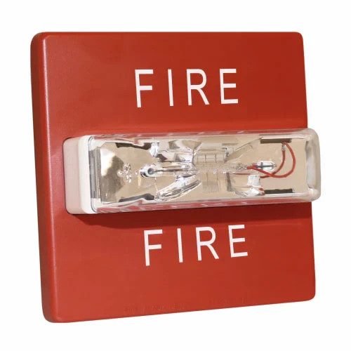 Eaton Wheelock Fire Alarm RSS-24MCW-FR, Wall Mount, Strobe, Red, 15/30/75/110cd